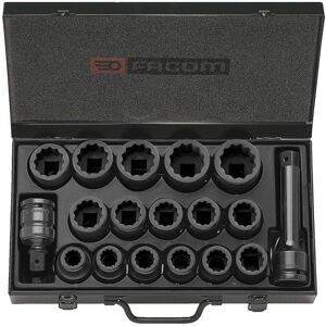 Ensemble de douilles à choc Facom - 19-42mm, 3/4" carré, 12 pans - Publicité Ensemble de douilles à choc Facom - 19-42mm, 3/4" carré, 12 pans - Publicité