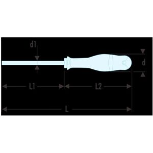 Tournevis PROTWIST Phillips PH1 - 100 mm Facom - Publicité Tournevis PROTWIST Phillips PH1 - 100 mm Facom - Publicité