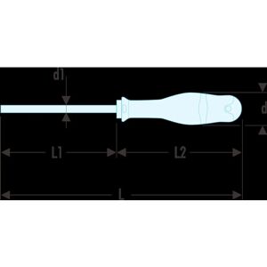 Facom PZ2 125mm - Tournevis ergonomique avec système de verrouillage de sécurité - Publicité Facom PZ2 125mm - Tournevis ergonomique avec système de verrouillage de sécurité - Publicité