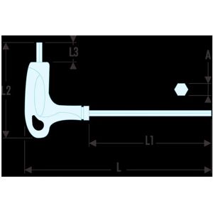 Facom Clé Torx T50 - Système SLS, Finition Chrome - Publicité Facom Clé Torx T50 - Système SLS, Finition Chrome - Publicité