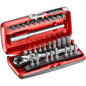 Facom 31-delig schroevendraaierbitset met ratel - Compact, Flexibel hoofd Facom 31-delig schroevendraaierbitset met ratel - Compact, Flexibel hoofd