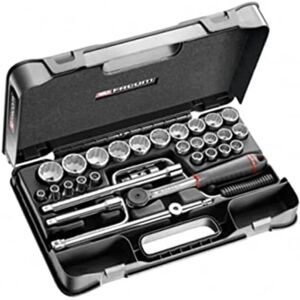 Facom S.161B 30-Piece 1/2" Socket Set - Wrench Tools Facom S.161B 30-Piece 1/2" Socket Set - Wrench Tools
