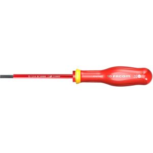 Facom Insulated Flat Screwdriver 150mm - Electrician Tool Facom Insulated Flat Screwdriver 150mm - Electrician Tool