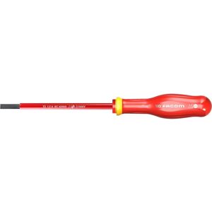 Facom Model AT6.5x200VE Insulated Flat Screwdriver - 6.5mm, 200mm, 1000V Facom Model AT6.5x200VE Insulated Flat Screwdriver - 6.5mm, 200mm, 1000V