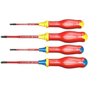 Facom Borneo Juego de 4 destornilladores ProTwist - Juego de destornilladores Facom Borneo Juego de 4 destornilladores ProTwist - Juego de destornilladores