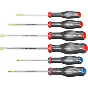 Facom Model ATD.J6 Screwdriver Set - Flat & Pozidriv Facom Model ATD.J6 Screwdriver Set - Flat & Pozidriv