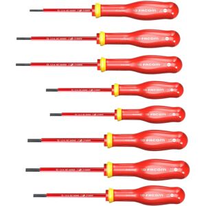 Facom Model ATD.J8VE Insulated Screwdriver Set - 8-Piece, 1000V Facom Model ATD.J8VE Insulated Screwdriver Set - 8-Piece, 1000V
