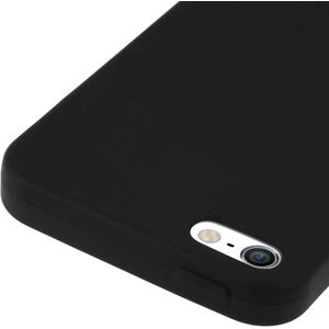 Coque en Silicone Noire pour iPhone 5/5S/SE - Avizar - Publicité Coque en Silicone Noire pour iPhone 5/5S/SE - Avizar - Publicité