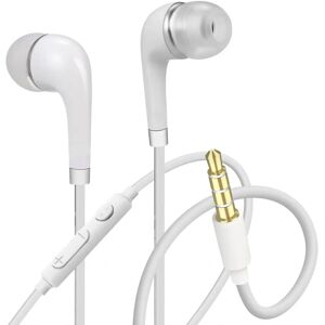 Avizar Weiße Freisprech-Ohrhörer - Ohrhörer mit 3,5-mm-Klinke - Anti-Knoten-Kabel Avizar Weiße Freisprech-Ohrhörer - Ohrhörer mit 3,5-mm-Klinke - Anti-Knoten-Kabel