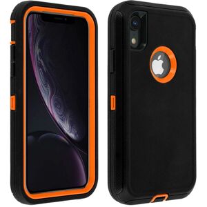 Avizar flerlaget sort/orange cover til iPhone XR - Cover Avizar flerlaget sort/orange cover til iPhone XR - Cover