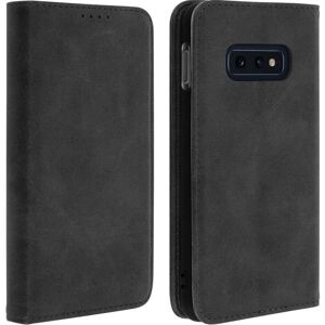 Avizar Galaxy S10e Black Flip Book Wallet Case with Stand Avizar Galaxy S10e Black Flip Book Wallet Case with Stand
