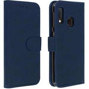 Avizar Dunkelblau Flip Wallet Hülle mit Ständer für Galaxy A20e Avizar Dunkelblau Flip Wallet Hülle mit Ständer für Galaxy A20e