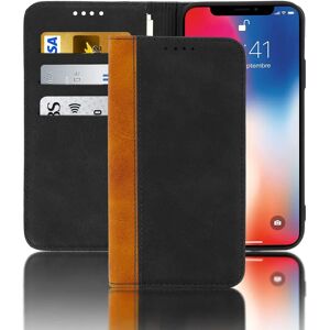 Avizar iPhone X / XS Faltcover - Schwarz Avizar iPhone X / XS Faltcover - Schwarz