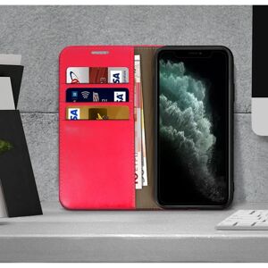 Avizar iPhone 11 Pro Max Red Leather Folio Case with Card Holder & Video Stand Avizar iPhone 11 Pro Max Red Leather Folio Case with Card Holder & Video Stand