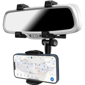 Support voiture pour smartphone sur miroir - Noir - Publicité Support voiture pour smartphone sur miroir - Noir - Publicité
