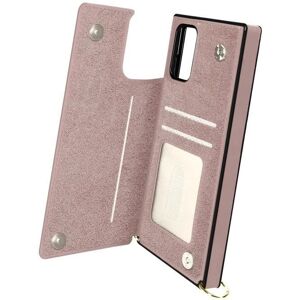 Avizar Rose Gold Galaxy S20 FE Case with Lanyard - Phone Cover Avizar Rose Gold Galaxy S20 FE Case with Lanyard - Phone Cover