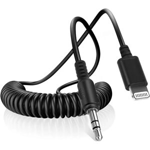 Puluz Schwarzes Lightning zu Männlichem Jack 3,5-mm-Kabel - Audiokabel Puluz Schwarzes Lightning zu Männlichem Jack 3,5-mm-Kabel - Audiokabel