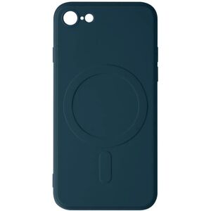 Avizar iPhone SE 2022-2020-8-7 Magsafe Silicone Case Bleu Nuit - Phone Case Avizar iPhone SE 2022-2020-8-7 Magsafe Silicone Case Bleu Nuit - Phone Case
