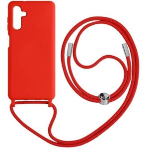 Avizar Galaxy A14 5G & 4G Phone Case with Lanyard - Red Avizar Galaxy A14 5G & 4G Phone Case with Lanyard - Red