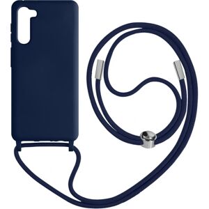 Coque avec lanière pour Samsung Galaxy S23 Plus Marine - Publicité Coque avec lanière pour Samsung Galaxy S23 Plus Marine - Publicité