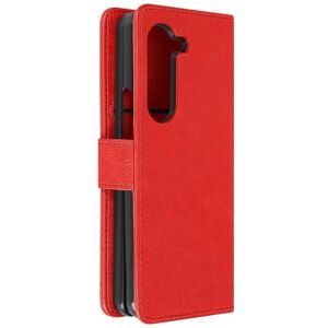 Avizar Galaxy Z Fold 5 Red Card-holder Case - Phone Cover & Video Stand Avizar Galaxy Z Fold 5 Red Card-holder Case - Phone Cover & Video Stand
