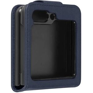 Avizar Galaxy Z Flip 5 Navy Cardholder Folio - Phone Case Avizar Galaxy Z Flip 5 Navy Cardholder Folio - Phone Case