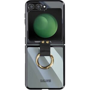 Avizar Z Flip 5 Rigid Collection Noir Transparent Phone Case Avizar Z Flip 5 Rigid Collection Noir Transparent Phone Case