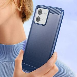 Coque en carbone renforcée Navy pour Motorola Moto G84 - Publicité Coque en carbone renforcée Navy pour Motorola Moto G84 - Publicité