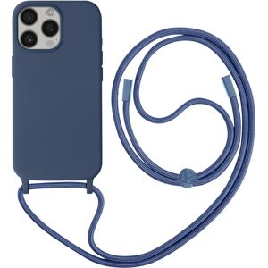 Avizar iPhone 15 Pro Max Navy Lanyard Case - Phone Cover Avizar iPhone 15 Pro Max Navy Lanyard Case - Phone Cover