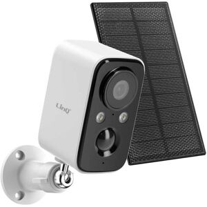Caméra de surveillance solaire LinQ blanche - Vidéo, détection de mouvement, Full HD - Publicité Caméra de surveillance solaire LinQ blanche - Vidéo, détection de mouvement, Full HD - Publicité