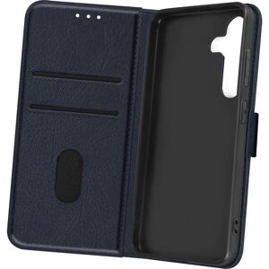 Avizar Galaxy S25 Plus Card-holder Case - Video Stand - Bleu Nuit Avizar Galaxy S25 Plus Card-holder Case - Video Stand - Bleu Nuit