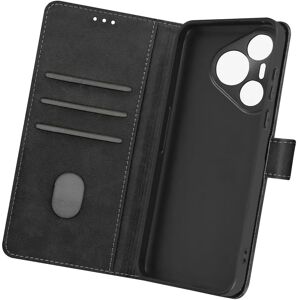 Avizar Folio Wallet Case for Huawei Pura 70 Pro - Card & Stand, Black Avizar Folio Wallet Case for Huawei Pura 70 Pro - Card & Stand, Black