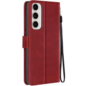 Housse Portefeuille Rouge Avizar Galaxy S24 FE avec Bandoulière - Publicité Housse Portefeuille Rouge Avizar Galaxy S24 FE avec Bandoulière - Publicité