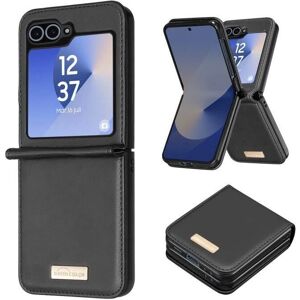Avizar Galaxy Z Flip 6 Vegan Leather Case - Phone Protection Avizar Galaxy Z Flip 6 Vegan Leather Case - Phone Protection