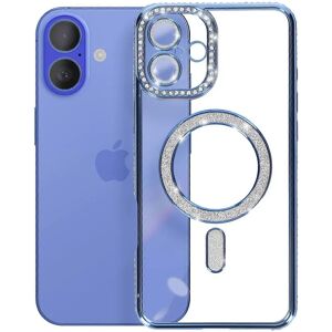 Avizar Lyseblå Diamant iPhone 16 Plus Cover - Mobilcover Avizar Lyseblå Diamant iPhone 16 Plus Cover - Mobilcover