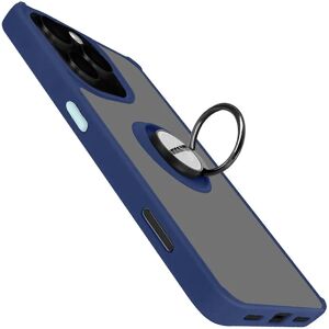Coque en métal bleu foncé pour iPhone 16 Pro Max - Étui - Publicité Coque en métal bleu foncé pour iPhone 16 Pro Max - Étui - Publicité