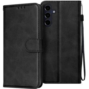 Avizar Black Galaxy A16 Phone Case with Support & Wallet Avizar Black Galaxy A16 Phone Case with Support & Wallet