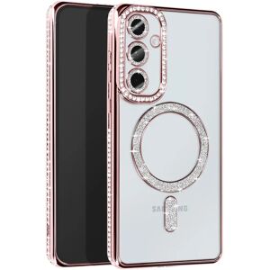 Coque diamant Avizar Galaxy A35 Or Rose Champagne - Étui téléphone - Publicité Coque diamant Avizar Galaxy A35 Or Rose Champagne - Étui téléphone - Publicité