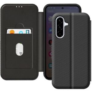 Étui en carbone Avizar pour Galaxy A36 - Support RFID & Porte-cartes - Publicité Étui en carbone Avizar pour Galaxy A36 - Support RFID & Porte-cartes - Publicité