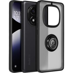 Avizar Schwarze Magnetische Ringhülle für Redmi Note 14 Pro 5G/4G & Pro Plus Avizar Schwarze Magnetische Ringhülle für Redmi Note 14 Pro 5G/4G & Pro Plus