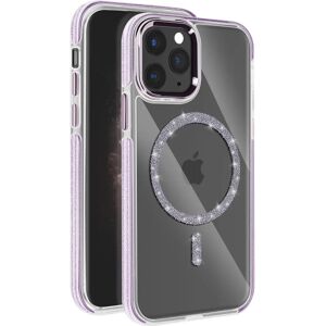 Avizar Fialfarbenes MagSafe Silikonhülle mit Glitzer für iPhone 11 Pro Max Avizar Fialfarbenes MagSafe Silikonhülle mit Glitzer für iPhone 11 Pro Max