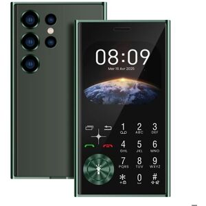 Téléphone portable vert foncé 2,01 pouces - Double SIM - Publicité Téléphone portable vert foncé 2,01 pouces - Double SIM - Publicité