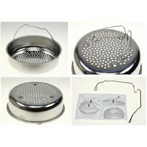 SEB Panier vapeur - Accessoire pour cocotte-minute - Acier inoxydable SEB Panier vapeur - Accessoire pour cocotte-minute - Acier inoxydable