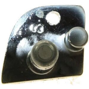 Tampon de porte Ariston Hotpoint - Droite chromé - Accessoire pour réfrigérateur/congélateur Tampon de porte Ariston Hotpoint - Droite chromé - Accessoire pour réfrigérateur/congélateur