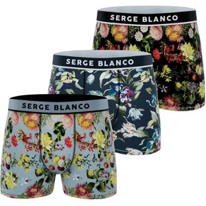 Serge Blanco Modèle Subla3 - Boxers Imprimé Fleuri - Vêtements Décontractés - Publicité Serge Blanco Modèle Subla3 - Boxers Imprimé Fleuri - Vêtements Décontractés - Publicité