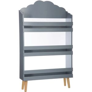 Bibliothèque enfant Atmosphera Kids - 58x58x100cm - Gris - Publicité Bibliothèque enfant Atmosphera Kids - 58x58x100cm - Gris - Publicité