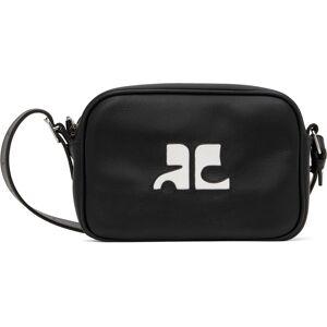 Sac de caméra en cuir noir Courrèges - Collection Reedition Sac de caméra en cuir noir Courrèges - Collection Reedition