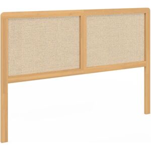 Idmarket Edhen Kopfteil - Natur Rattan und Holz - Für 140/160cm Bett Idmarket Edhen Kopfteil - Natur Rattan und Holz - Für 140/160cm Bett