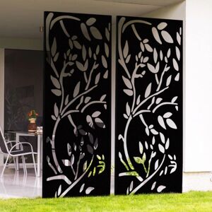 Idmarket - Universelles Außen-Dekorpanel - 150x50cm - Matt Schwarz Idmarket - Universelles Außen-Dekorpanel - 150x50cm - Matt Schwarz