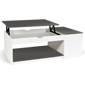IDMARKET Tavolino elevabile con spazio di stoccaggio IDMARKET Tavolino elevabile con spazio di stoccaggio